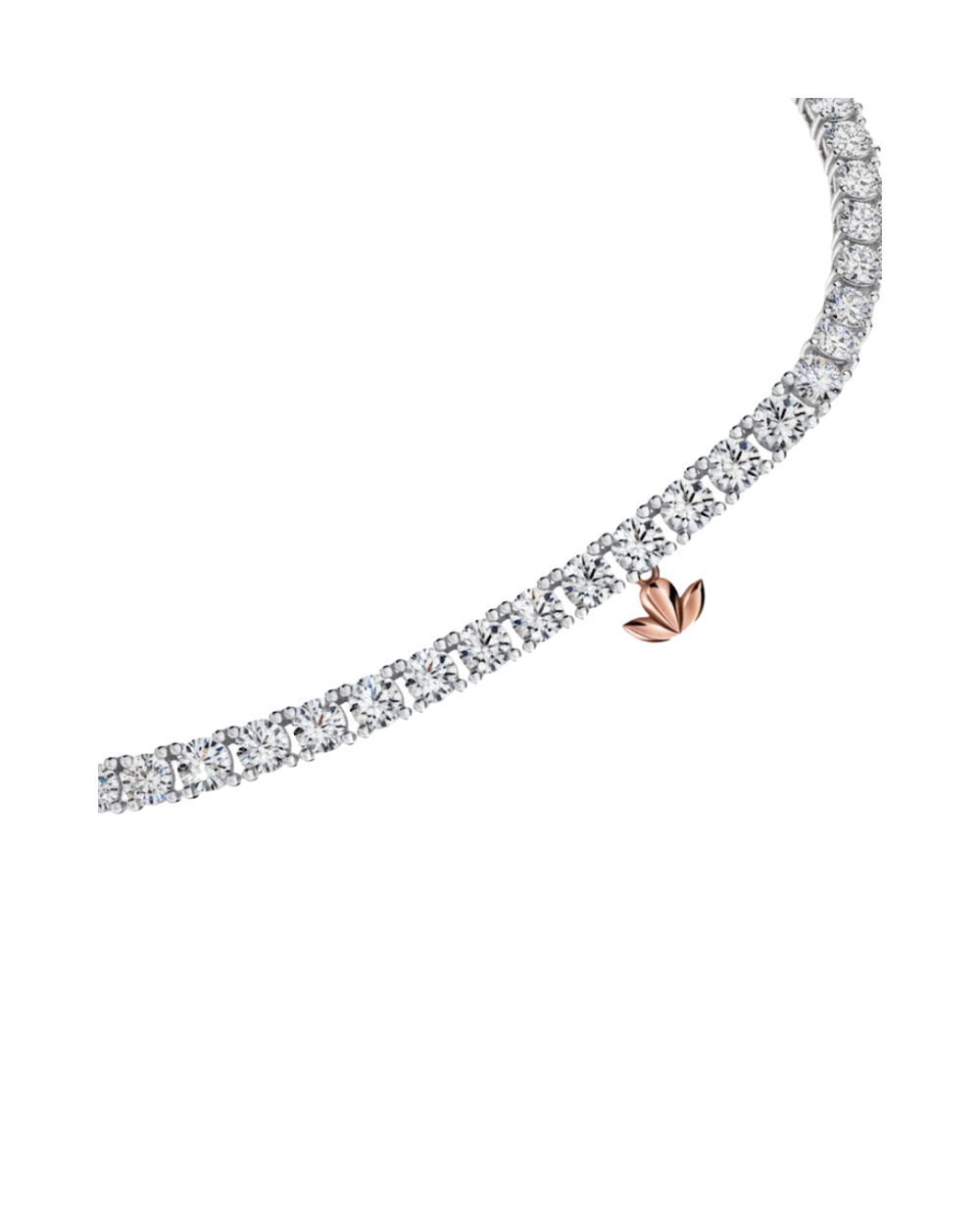 Browns tennis necklace 10carats diamonds