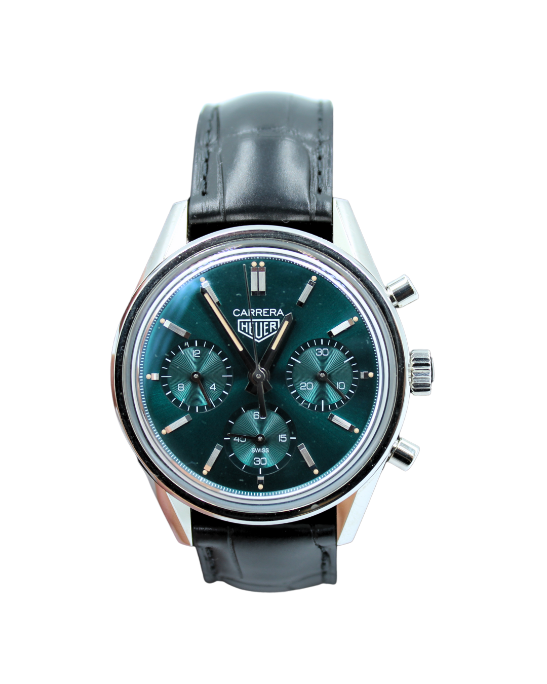 TAG Heuer Carrera Green Special Edition Chronograph 39mm, Ref. CBK221F