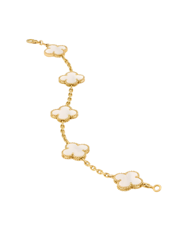 Van cleef alhambra bracelet 5 motif