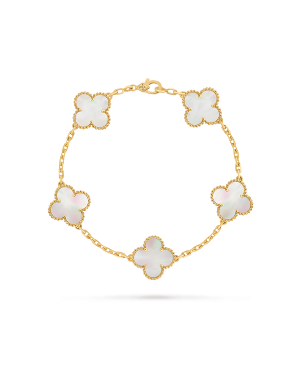 Van cleef alhambra bracelet 5 motif