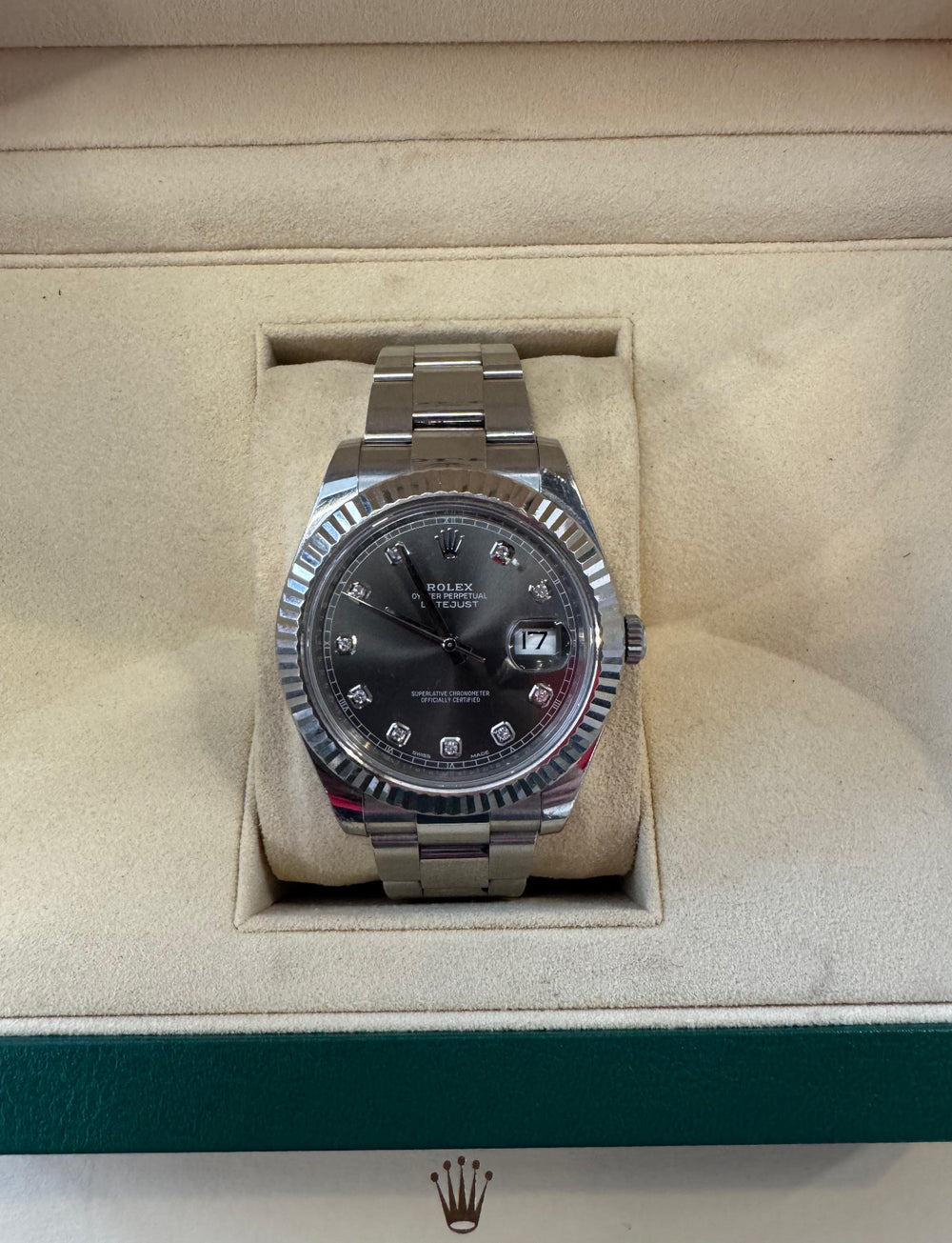Rolex Datejust 116334 - 41mm diamond dial