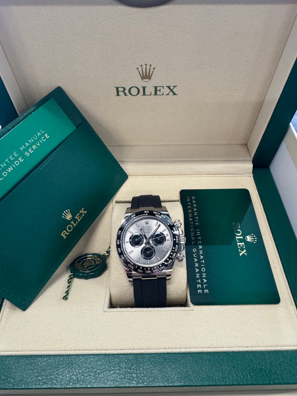 Rolex Daytona White Gold Oysterflex Ref: 126519LN