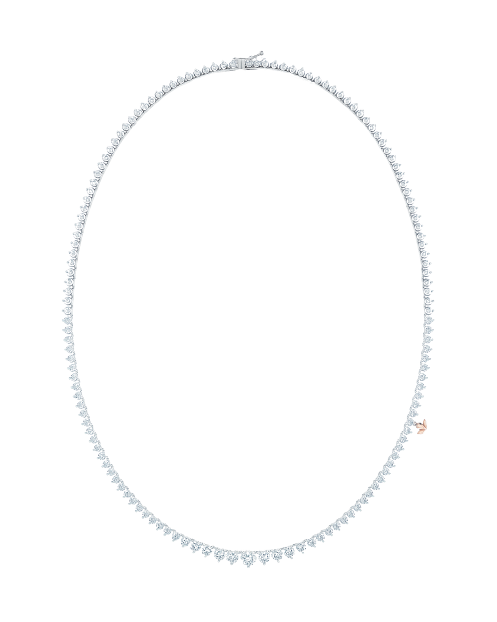 Browns tennis necklace 10carats diamonds