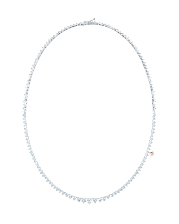 Browns tennis necklace 10carats diamonds