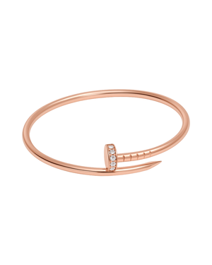 Cartier just un clou with diamonds small 16mm