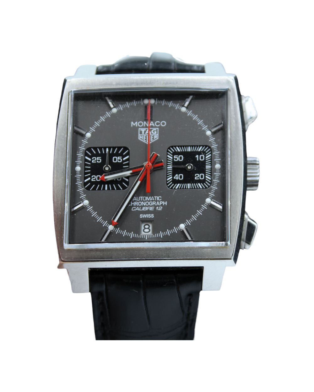 Tag Heuer Monaco Calibre 12 ref Caw211j.fc6476 - 39mm