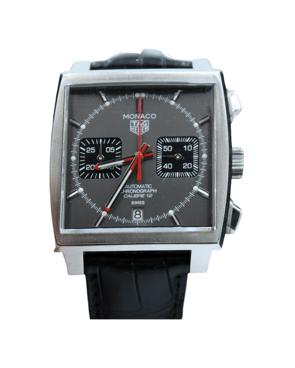 Tag Heuer Monaco Calibre 12 ref Caw211j.fc6476 - 39mm